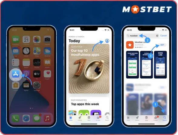 iOS پر ایپ انسٹال کرنے کے لیے ہدایات
