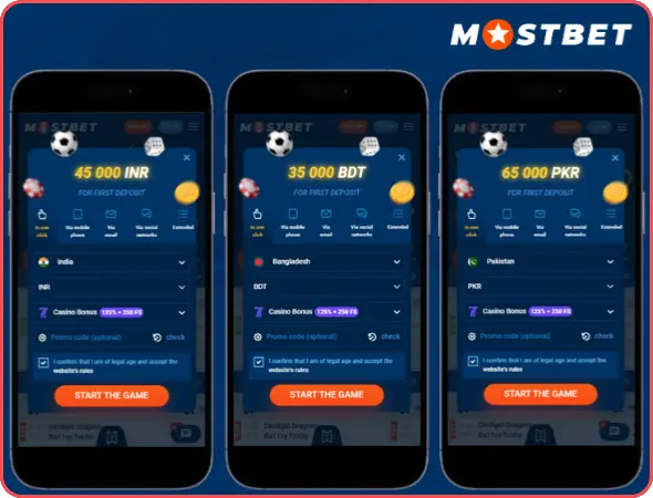 Mostbet رجسٹریشن ایپ